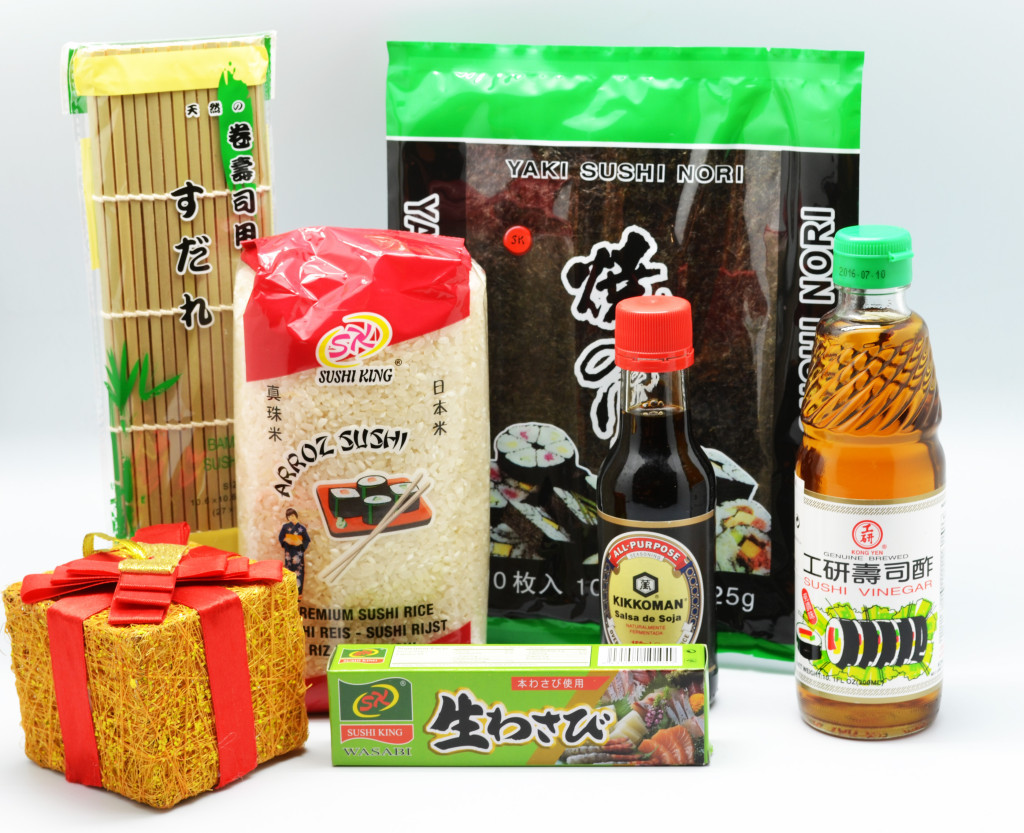 Kit básico para sushi